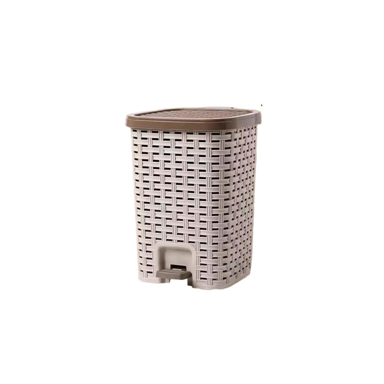 Poubelle chambre et salon compacte à pédale pour un intérieur soigné