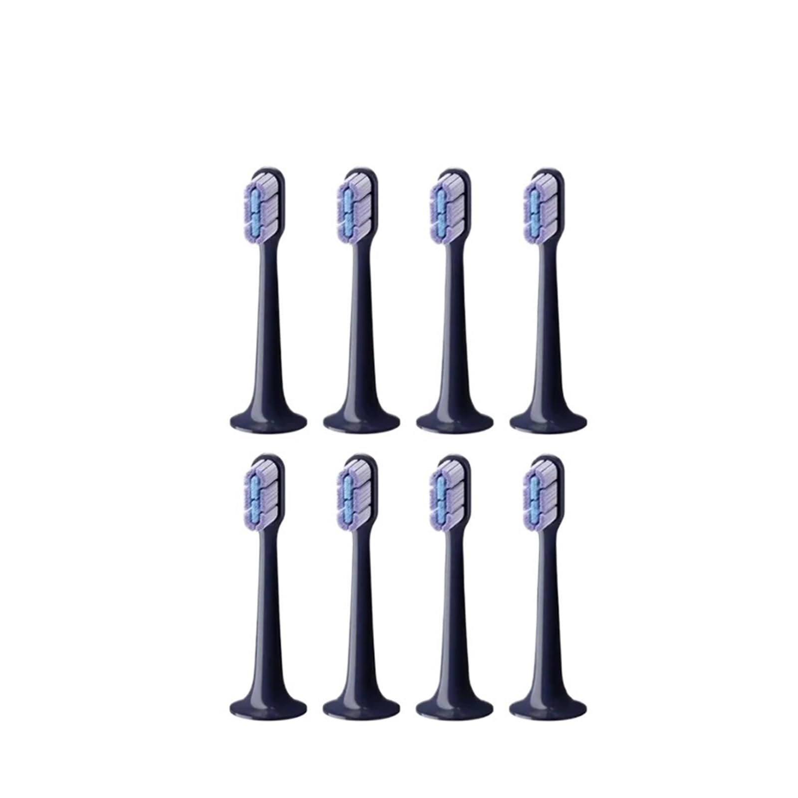Compatible con mijia, cabezal de cepillo de dientes T700, cepillo de dientes eléctrico sónico, resistente al agua, suave reemplazo for la salud, cabezal de cepillo de cerdas suaves(8 pcs)