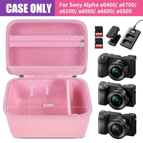Funda rígida para cámara Sony Alpha ZV-E10 rosa grande miniatura 2