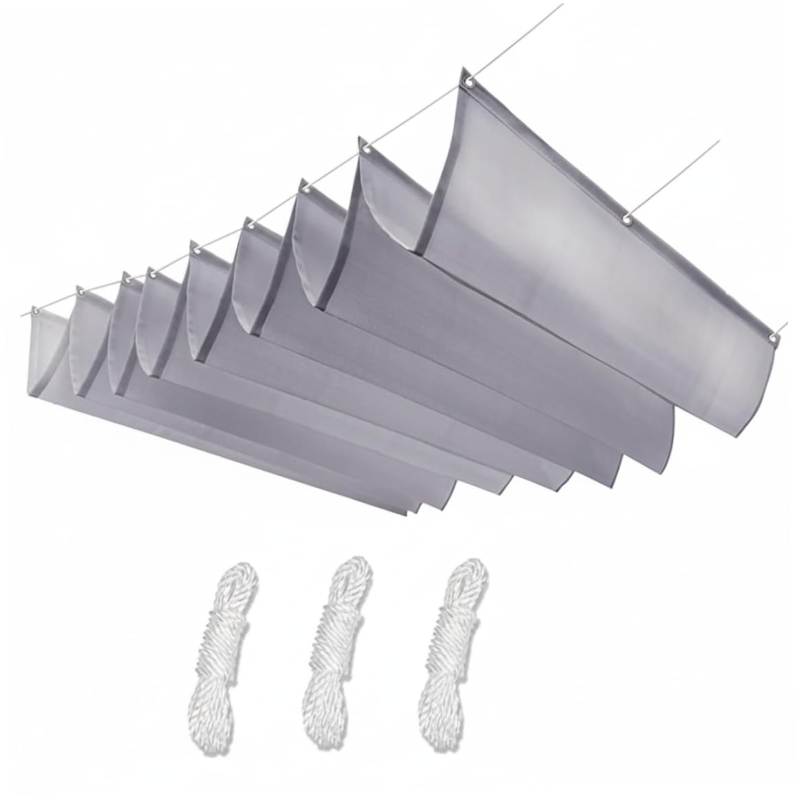 Toldo retráctil de poliéster para crear sombra agradable en terrazas y patios