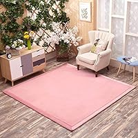 新品☆185×280cmピンク系♪なめらかボアラグ分厚いウレタン入ラグ〇B296 カーペット ラグ 185×185cm おしゃれ フランネルラグ ボアラグ