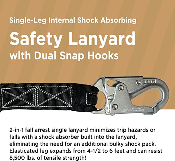 Image of AFP Demon Fall Protection Comfortable Safety Harness (OSHA /ANSI PPE)