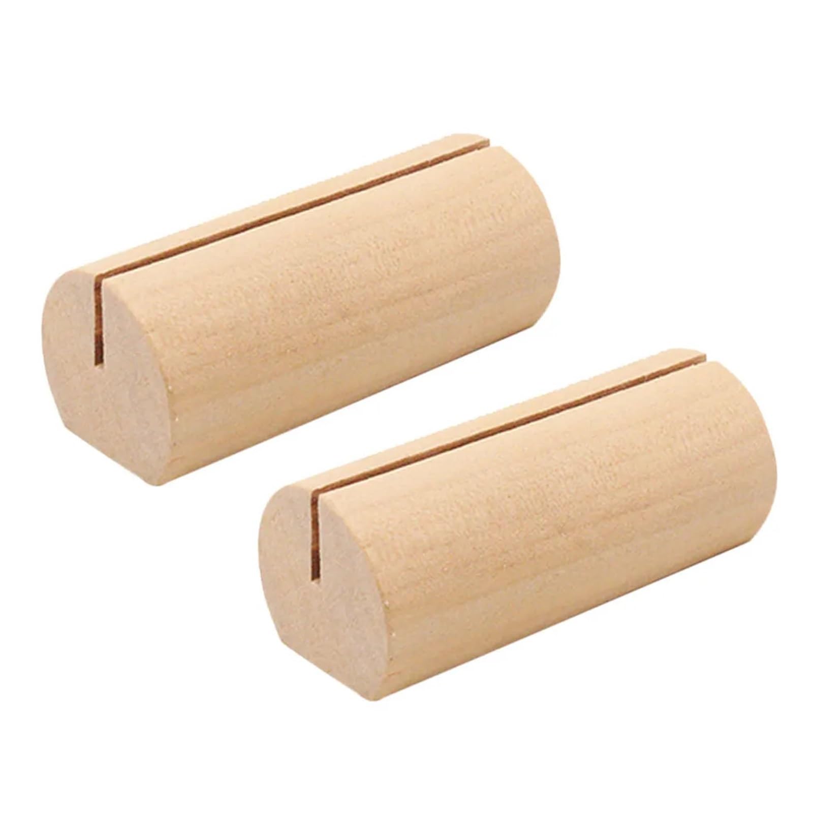 Memo-Clip-Halter, zylindrischer Holz-Fotoständer, 100 Stück
