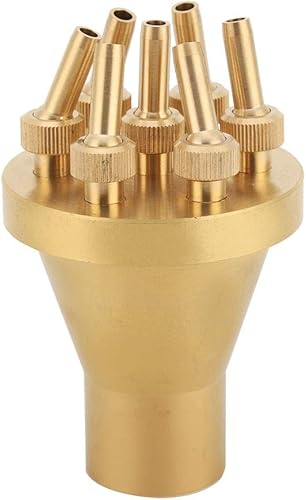 Fdit FNPT - Boquilla de fuente de estilo recto DN25 de 1 pulgada con 2 niveles, para estanque de jardín, para el hogar, jardín