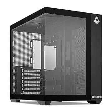 Gabinete Gamer Mancer CV500 | Mid Tower | Lateral De Vidro | Preto | MCR-CV500-BK