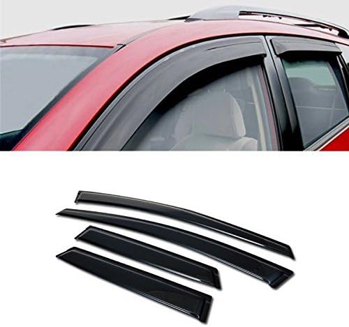 VXMOTORfor 2007-2012 Mazda CX-7 All Models Sun/RAIN/Wind Guard Smoke Vent Shade Deflector Window Visor 4PCs