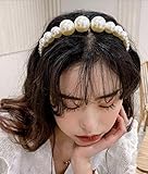 Estas diademas de perlas están hechas de perlas artificiales y aleación, material fuerte y duradero que no se rompe ni se oxida ni se decolora fácilmente.