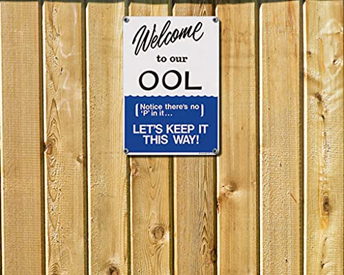 Poolmaster Sign For Residential Or Commercial Swimming Pools, Welcome To Our Ool #TOP1