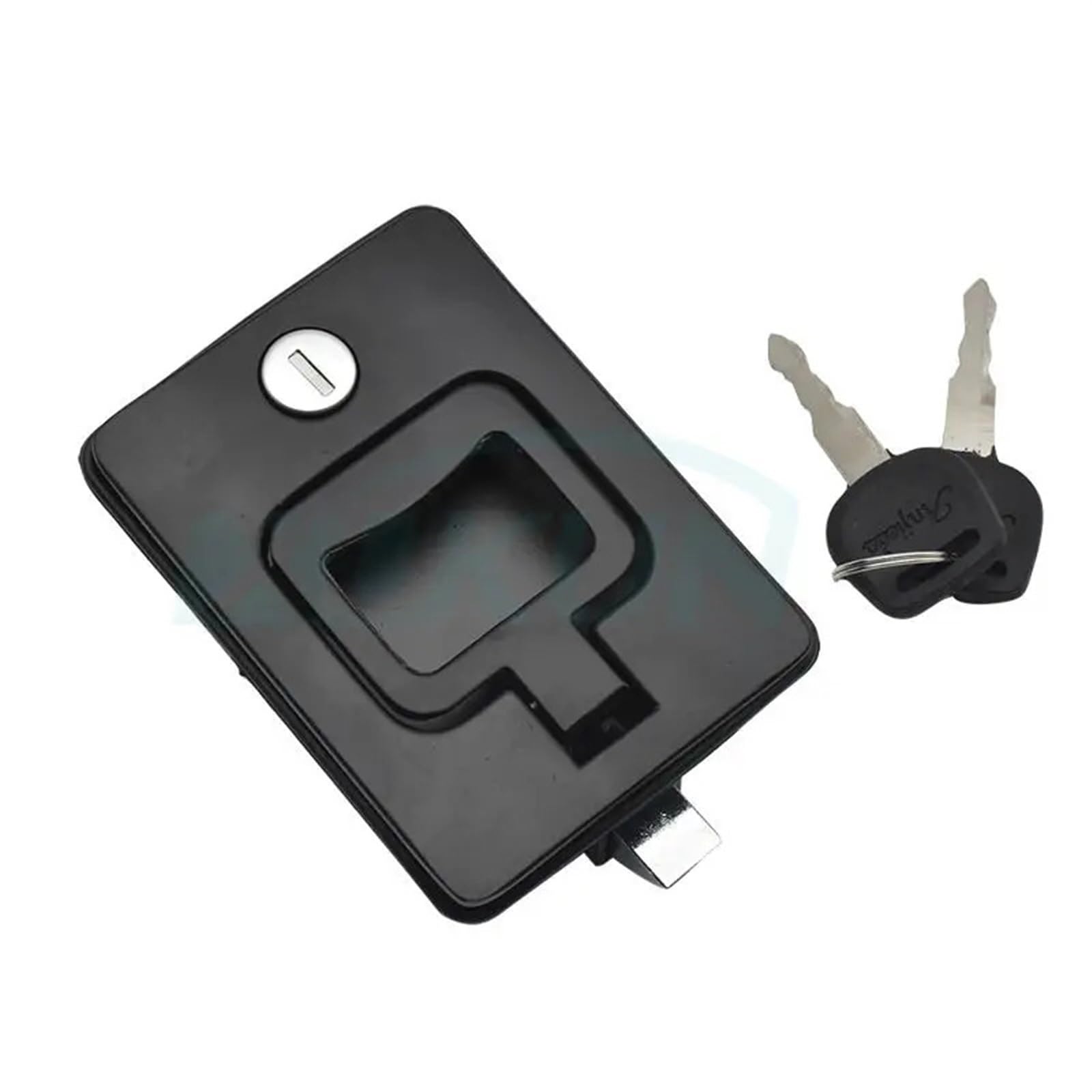 XK117 Black Coating Zinc Alloy Industrial Cabinet Hardware Truck Toolbox Cabinet Door Panel Paddle Lock 1Pcs