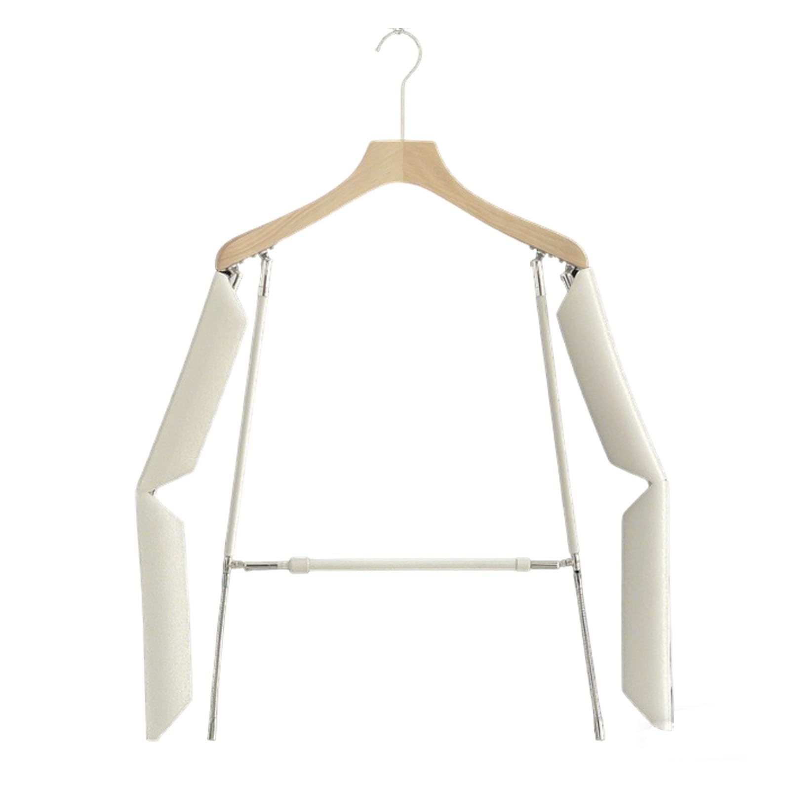 ZHJOPP Adjustable Dress Holder Rack with Detachable Bending Design and Shoulder Grooves for Secure Closet Wardrobe Display (Childr)