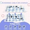 Lot De 3 Sacs Organisateurs De Voyage Condor Airlines - Classe Affaires 2024 - Grand Format