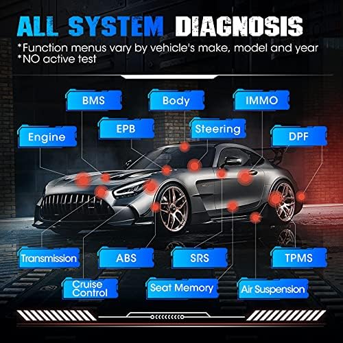 TOPDON ArtiDiag800BT Car Diagnostic Tool, All Systems Scan Tool with 28 Maintenance Services, obd2 wireless diagnostic scanner, Oil Reset/EPB/SAS/TPMS, AutoVIN, Free Lifetime Upgrade