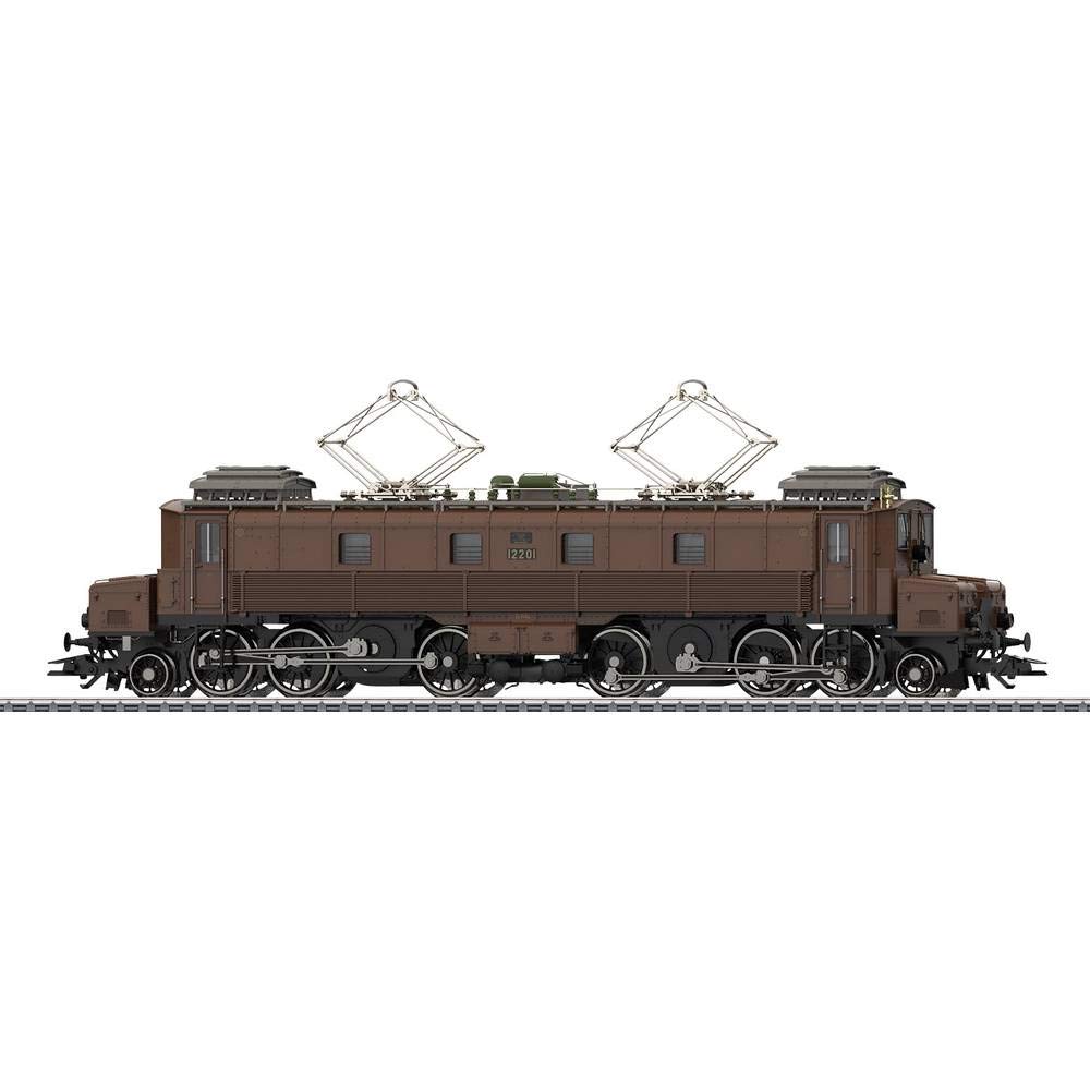 Märklin Modelleisenbahn Elektrolokomotive Serie Fc 2x3/4 - Güterzug-Elektrolokomotive Köfferli, H0 Lokomotive 22,1 cm der Schweizer Bundesbahnen (SBB) ab 15 Jahre