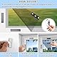 BUZIFU Fliegengitter Clips 8 Stück Magnete für Fliegengitter Fenster Selbstklebende Clips Fensterclip mit Magnet Magnetische Fensterklammern für Fensterscheiben-kein Bohren oder Schrauben (Schwarz)