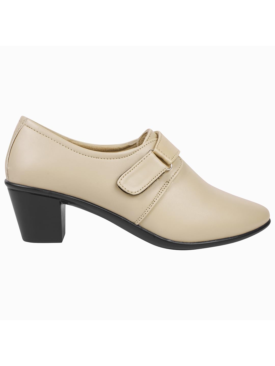 SELFIEE Women Stylish Block Heel Bellies | Comfortable Slip-On Formal Shoes | Solid Design Office Wear Footwear 3