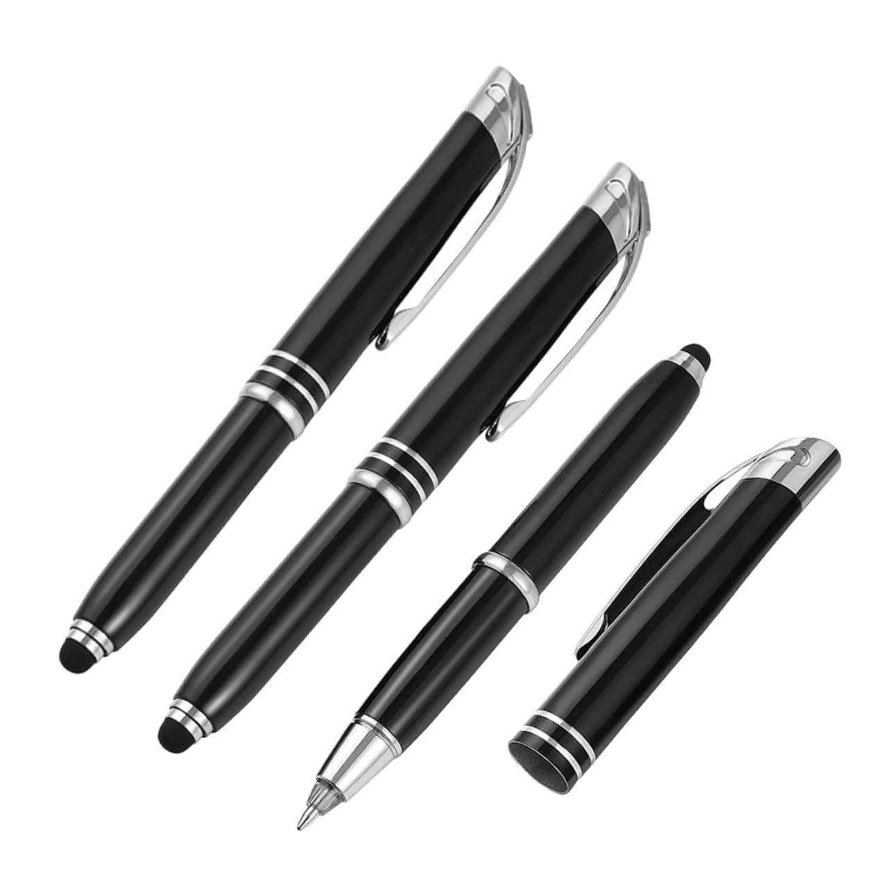 jojofuny 3 Set Penne Led Multifunzionali Con Luce Penne Portatili Per Ufficio E Touchscreen Scrittura Elegante E Pratica Macchie 3 Pezzi * 3