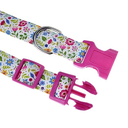 YLrank Dog Collars with Floral Flower Watermelon Patterns - Image 4