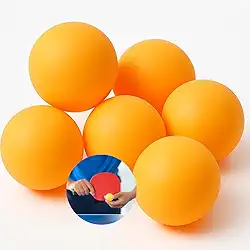 Kit 6 Bolinhas de Ping Pong - Bolas de Tênis de Mesa - Bolinhas para Ping Pong Recreativo e Treino - Bola Resistente e Leve para Tênis de Mesa - UpShop