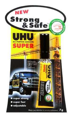UHU 39722 All Purpose Strong and Safe - 7g Tube Pack of 12
