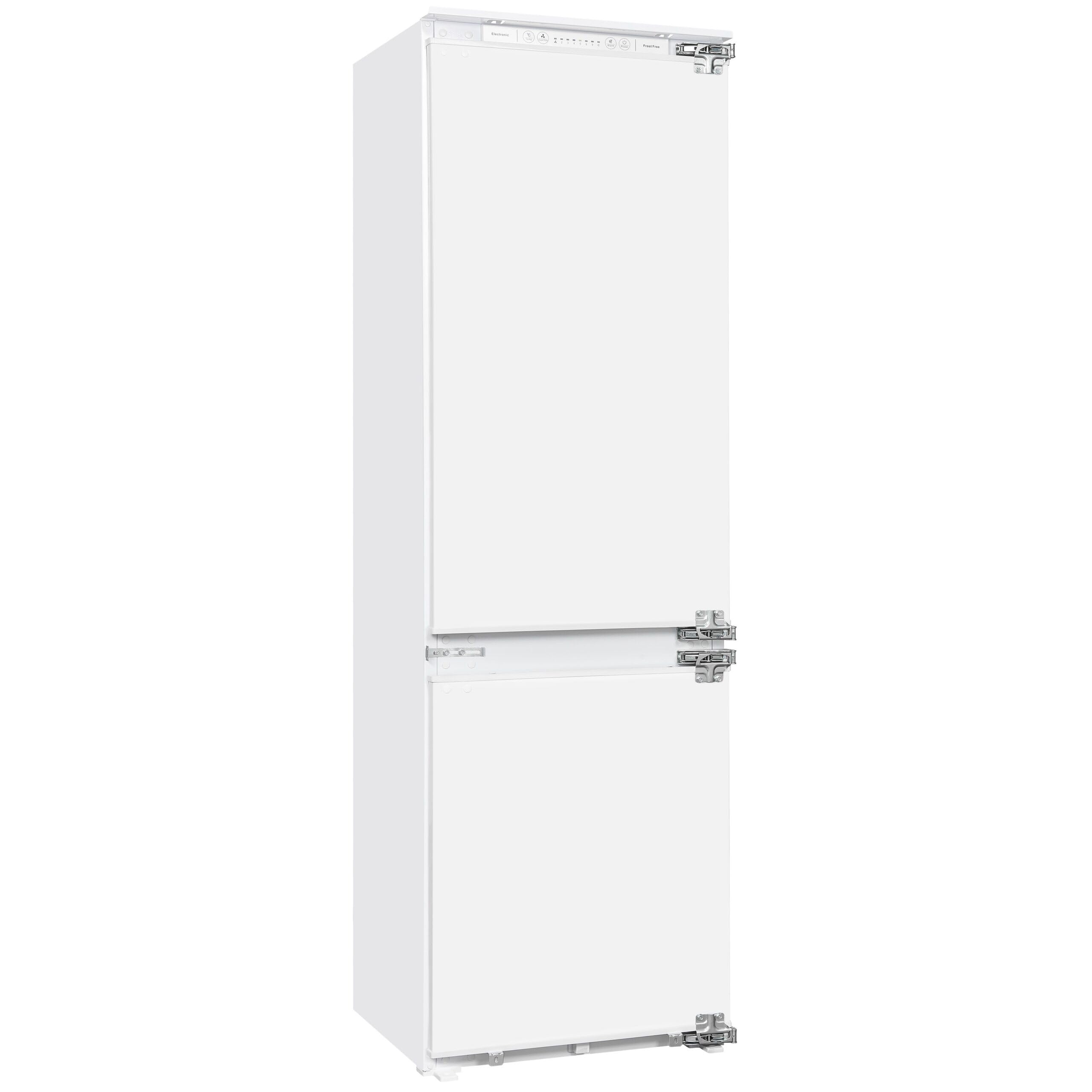 Exquisit® Frigorífico Combi, 246L, Clase E, Color Blanco, Tecnologia No-Frost, Cajón Verdulero, Puerta Reversible, Regulación con Visualización Digital, Consumo 217 kWh/año, Medidas 178,2x54x53 Cm.