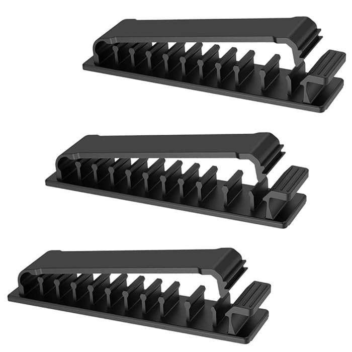 Buy Enerdock 3 Pack Cable Clips Holder Self Adhesive Desk Wire Tidy