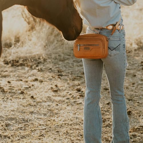 Image of Wrangler Crossbody Bag for Women Multi Pocket Crossover Bag Shoulder Pursea with Adjustable Strap
