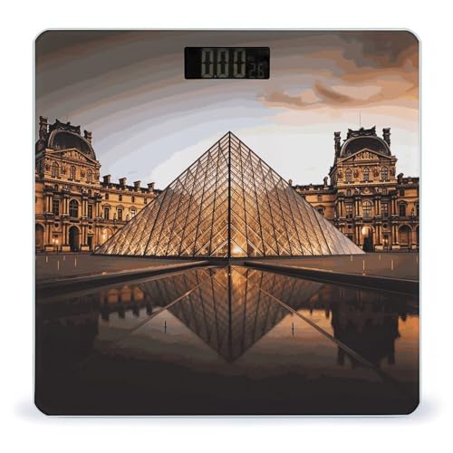 Báscula digital para baño Louvre Museum en París miniatura 1