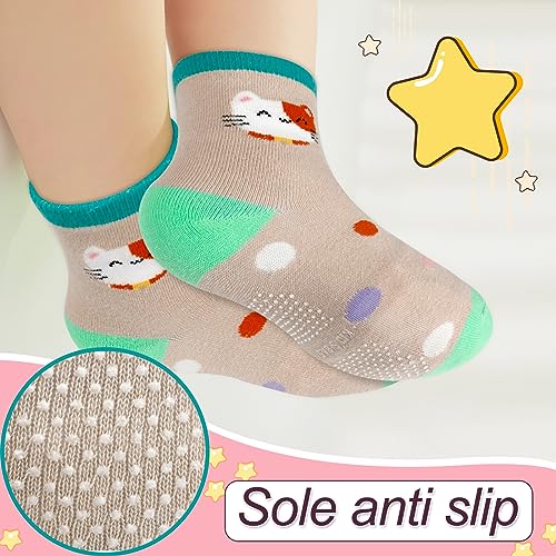 ONESING 12 Pairs Newborn Socks - Unisex Baby Socks for Girls & Boys (0-12 & 12-24 Months)3