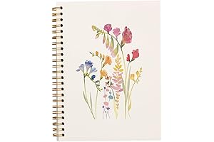 Vintage Wild Flower Botanical Plant Notebook