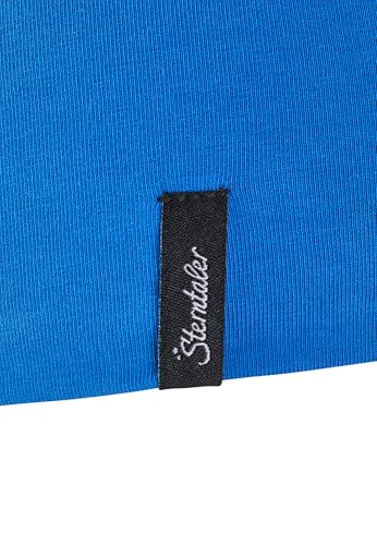 Sterntaler OCS Beanie Uni – Lässige Slouch Beanie Mütze aus Singlejersey (Bio) – Unisex Kopfbedeckung – variabel tragbar – Baby und Kinder Übergangsmütze – Kobaltblau, Größe 55