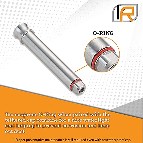 Infiniterule Security 61575 | 2 Pack, Keyed Alike, Hitch Locks (Fits: B&W Hitch - 2" & 2.5" Tow And Stow - 10K Lb & 14,500 Lb | Curt Mfg. - Adj. Channel Mount - (2.5" Shank, 20K Lb)) #TOP6