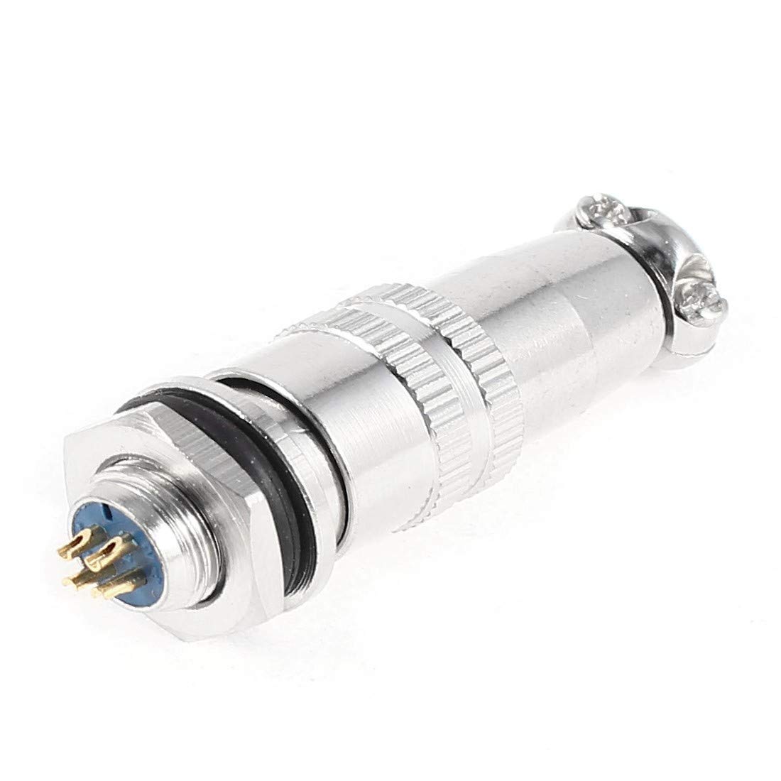 New Lon0167 XS8-4T 4-Pin Featured 8mm Dia Thread reliable efficacy Screw Fixing Type Cable Male Circular Aviation Connector Adapter 250V 3A(id:1b5 1f db df5)