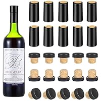 200 Pack Wine Bottle Corks And PVC Heat Shrink Capsules - View #10
