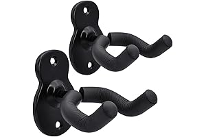 Effortless Guitar Safeguard: 2-Pack Guitar Hanger for Effortless Display and Storage