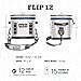 YETI Hopper Flip 12 Can Portable Cooler, Field Tan / Blaze Orange