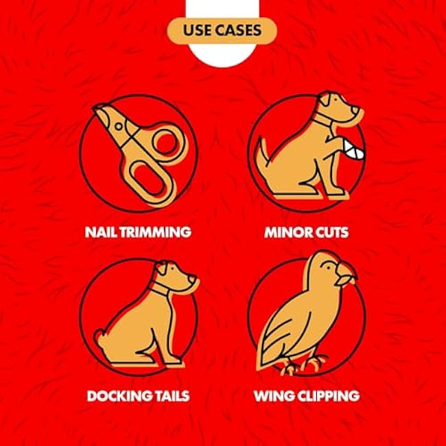 Miracle Care Kwik Stop Styptic Powder For Dogs, Cats and Birds, 0.5 Ounce, Fast Acting Blood Stop Powder with Pain Relieving Benzocaine-TaIjr2z2