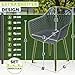 tillvex® Gartenstuhl 2er Set Wetterfest mit Armlehne | Outdoor Stühle bis 120kg belastbar | Gartenstühle UV-beständig | Terrassenstuhl Gartenmöbel Terrasse Balkon Outdoor Garten
