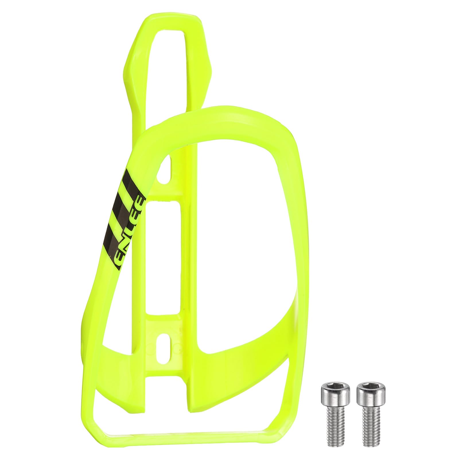 sourcing map Bicycle Water Bottle Holder Lightweight Universal Bike Bottle Cages Top Load Cycling Cup Holder for MTB Road Gravel, Yellow