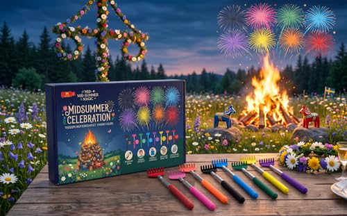 Image of 8-Piece Gift Box Set Retractable Back Scratchers | Portable Metal Body Massager Tool, Multi-Color Set for Men Women Kids & Pets - Father's Day, Valentine's, School Season