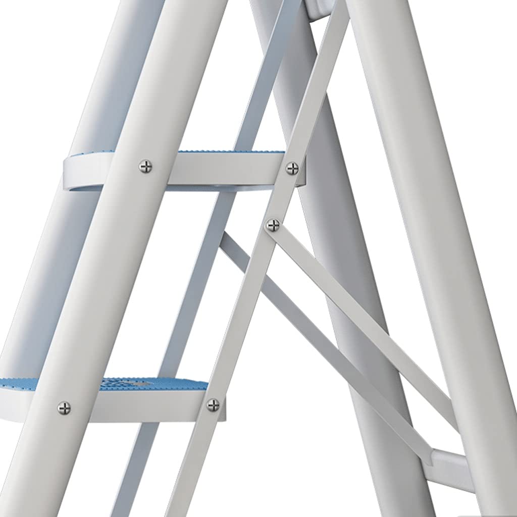 scale per la casa, Robusto sgabello pieghevole a forma di U con 3 gradini addensati(Ladder a)