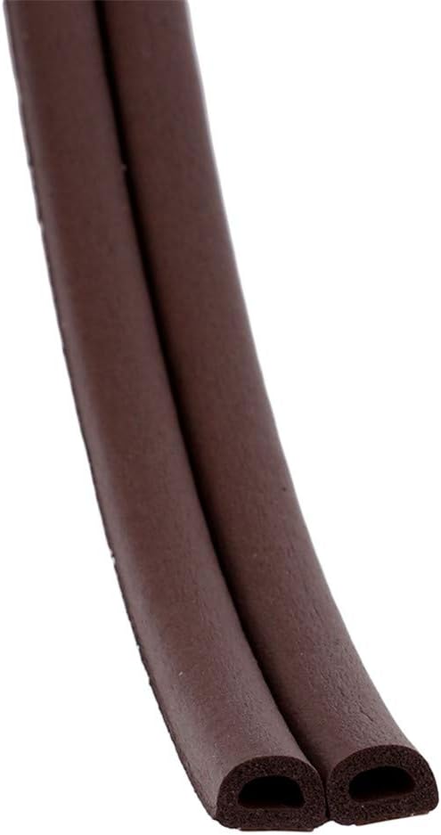 Sevenfly Keeping Fun Indoor Weather Stripping,Self Adhesive Foam Window Seal Strip for Doors and Windows Soundproofing Weatherstrip Gap Blocker(Brown)