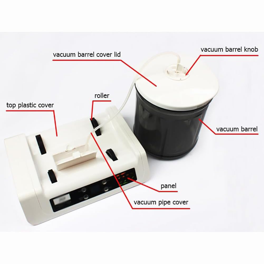 Komercyjny próżniowy marynator mięsa 7L Electric Tumbler do boczku z kurczaka, maszyna do marynowania próżniowego z powolnym walcowaniem i timerem, beczka ze stali nierdzewnej do użytku w restauracji
