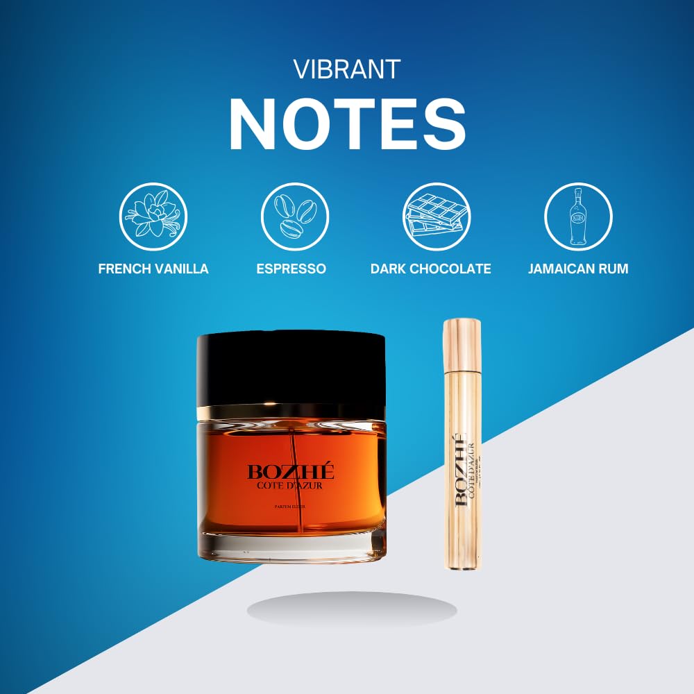 Côte d'Azur Elixir Parfum Collection for Unisex - Limited Edition - Signature Fragrance - Sweet Gourmand - Long Lasting Allure, 3.5 fl. oz./110 ml