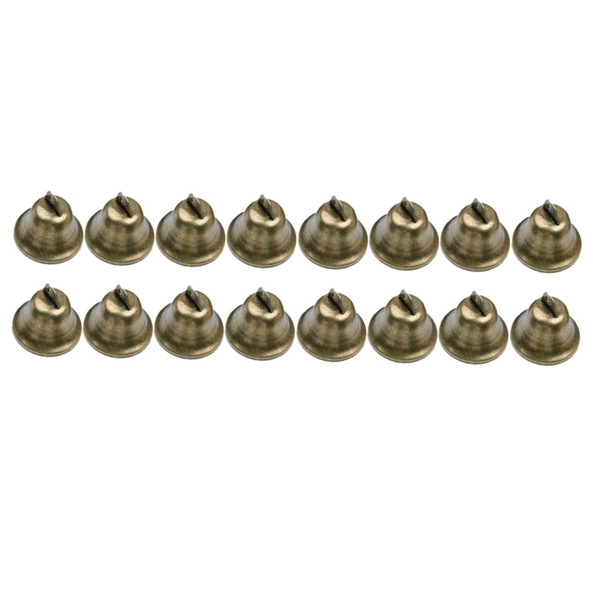 Gogogmee 38mm Bronze Bell Jinglr Bells for Christmas Tree Home Decor Garden DIY Craft Pet Collar Accessory