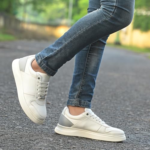 Image of Cruiser Mens Sneakers | Casual Shoes | Experience Comfort & Style with Soft Cushioned Insole |Step Up Your Comfort: Casual Sneakers for Every Day| Trendy Lace-Up Design Sneaker (2567)