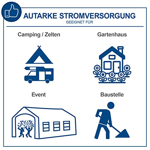 Scheppach Diesel Stromerzeuger | Elektrostart | 7,7PS | 5000W | 2x 230V, 1x 400V Steckdose | 16L Tank | AVR...