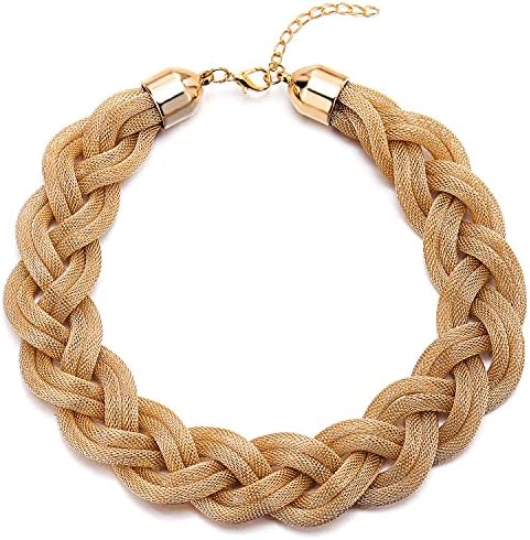 Dikke Ketting Toggle Sluiting Gouden Kettingen Gemengde Gekoppelde Cirkel Kettingen voor Vrouwen Minimalistische Choker Ketting Sieraden