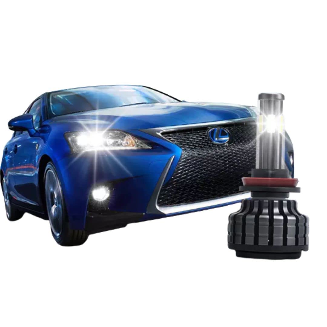 Sulfar Suzec Hb3/Hb4 (9005/9006) 6500K Car LED Bulb Super Bright White Automotive Headlight Bulbs Auto Conversion Driving Lamp