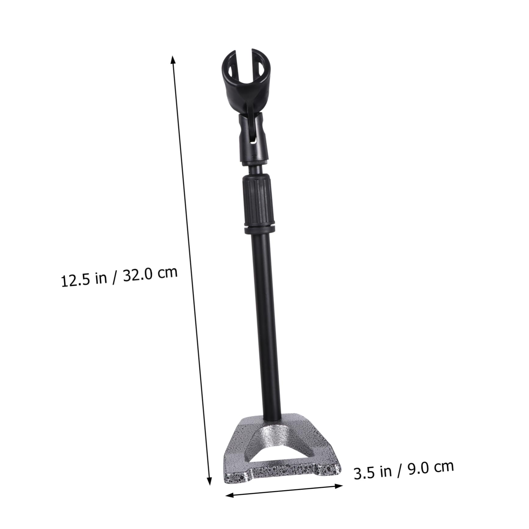 Sosoport Supporto per Microfono da Tavolo Altitudine Base Pesata Supporto per Microfono per Studio e Broadcast