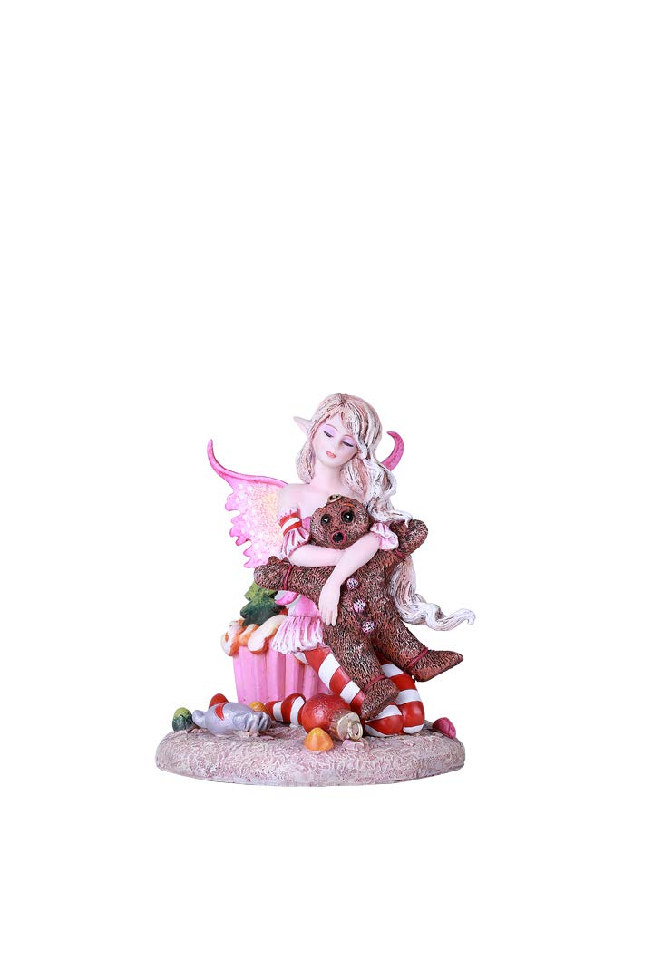 Figurine de fée de Noël peinte à la main Pacific Giftware en résine